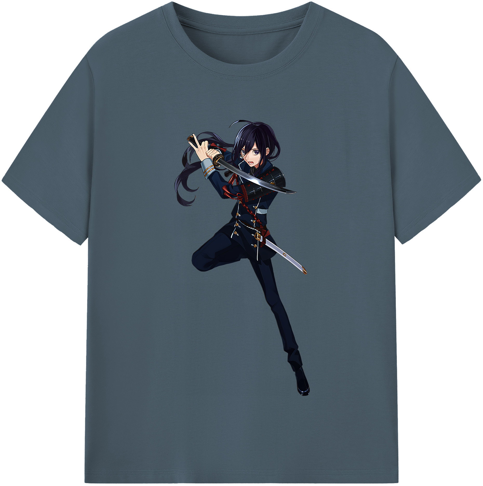 （画像用） 刀剣乱舞 Touken Ranbu 綿100％半袖Tシャツ（フロントプリント）